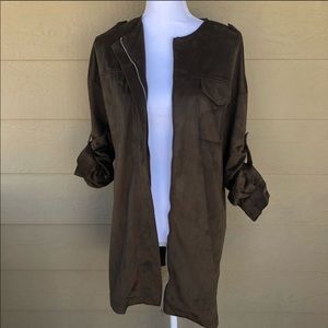 Lumierè Long Green Jacket Size S